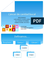 Expo Cancer de Cavidad Oral