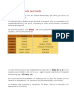 La Cuarta y La Quinta Declinación