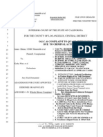 Motion To Quash Corrupt Settlement by Judge Robert Leslie Hess - Hess 03-20-14 Corruption at Stanley Mosk Court Where Judges Sell Their Decisions For A Purchase and Predictive Verdict!