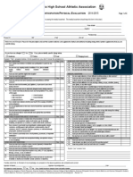 Medical Form 2014