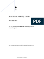 Work Health and Safety Act 2011