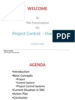 Welcome: Project Control - Overview