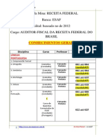 Mapa Da Mina Receita Federal Auditor-Fiscal Da Receita Federal Do Brasil