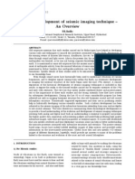 Historical Development of Seismic Imaging Technique - An Overview