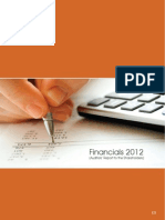 Auditors Report 2012