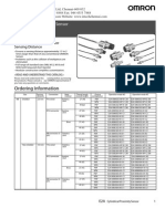 Proximity Switch Spec