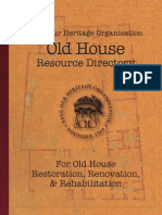 Old House Restoration Resource Manual