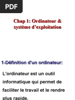 Cours Architecture de L'ordinateur Et Système D'exploitation