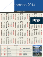 Calendario 2014 Mes A Mes