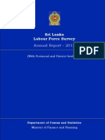 Sri Lanka Labour Force Survey Annual Report - 2012