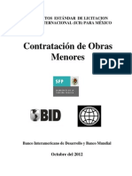 Documentación Estándar de Licitación Pública Internacional (ICB) para México Contratación Obras Menores PDF