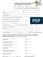 Thesis Defense Application Form For Biology Graduate Students