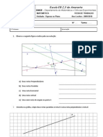 Ficha de Trabalho - Figuras No Plano