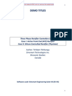 Three Phase Rectifier Controllers Design (Step by Step)