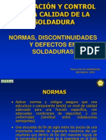 Evaluación y Control de La Calidad de La Soldadura