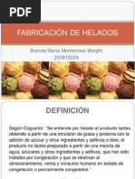 Fabricación de Helados