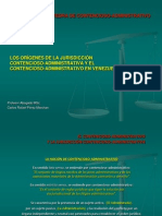 Origenes de La Jurisdicción Contencioso-Administrativa y El Contencioso-Administrativo en Venezuela