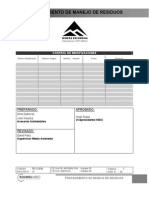 Procedimiento de Manejo de Residuos MEL