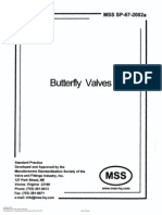 5a MSS SP 67 Butterfly Valves