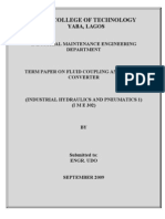 Term Paper On Fluid Coupling and Torques Converter Converted 1