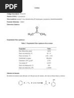 Ficha Acetona