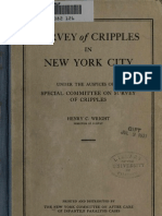 (1920) Survey of Cripples in New York City