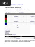 Capitulos de Escalofrios