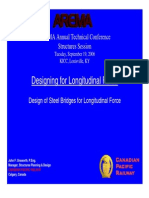 AREMA - Design For Longitudinal Loads