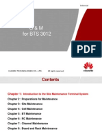 O & M For BTS 3012: Internal