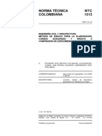 NTC 1513 Método de Ensayo para La Elaboración, Curado Acelerado y Ensayo A Compresión de Especímenes de Concreto