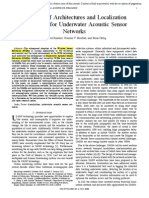 Erol-Kantarci (2011) A Survey of Architectures and Localization Techniques For Underwater Acoustic Sensor Networks