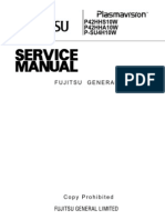 Fujitsu P42HHA10 Service Manual