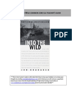 Into The Wild Common Core ELA Teacher's Guide