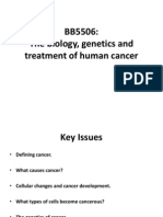 BB5506: The Biology, Genetics and Treatment of Human Cancer