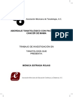 Abordaje Tanatologico en Pacientes Con Cáncer de Mama