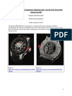 Richard Mille RM36-01 Codename: Sebastien Loeb - Fourth of Six of The 2014 Lineup From RM