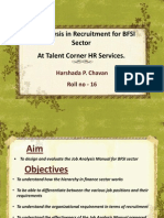 Job Analysis of BFSI Sector