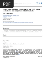 La Ley 3918 de Sociedades de Responsabilidad Limitada PDF