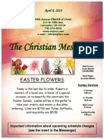 The Christian Messenger: Easter Flowers