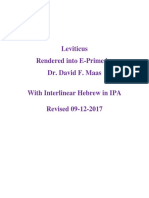 Leviticus in E-Prime With Interlinear Hebrew in IPA (4-4-2014)