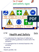 Health and Safety Teaching PPT KS3