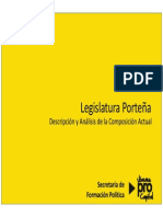 Legislatura Porteña. Composición 2012.