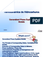 Termodinamica de Hidrocarburos: Generalized Phase Equilibria Models