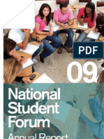 National Student Forum's 2009 Report