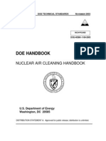 DOE HDBK-1169-2003 - Nuclear Air Cleaning Handbook