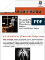 La Culpabilidad en El Derecho Penal Venezolano