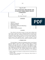 Capacity Estimation Procedure For Two-Lane Roads Under Mixed Traffic Conditions