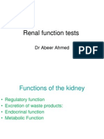 Renal Function Tests