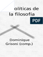 Grisoni Dominique - Politicas de La Filosofia