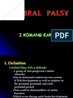 Cerebral Palsy: I Komang Kari